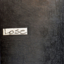 Fuse Lose, graphite on paper, 48 x 36 cm / 19 x 14 1/4 in.